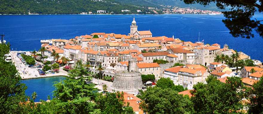 Korcula Island in Croatia