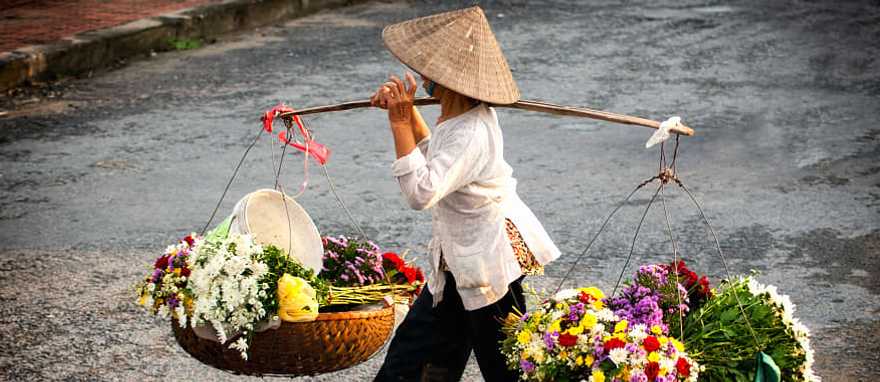 Vietnamese florist vendor Vietnamese florist vendor