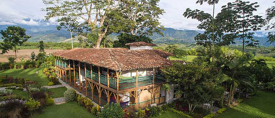 Hacienda Bambusa in Quindío Colombia.  Photo courtesy of Hacienda Bambusa