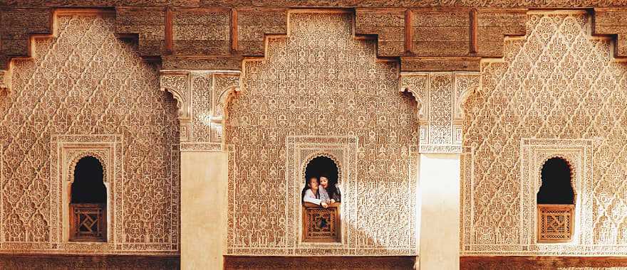 Couple in Marrakech, Morocco