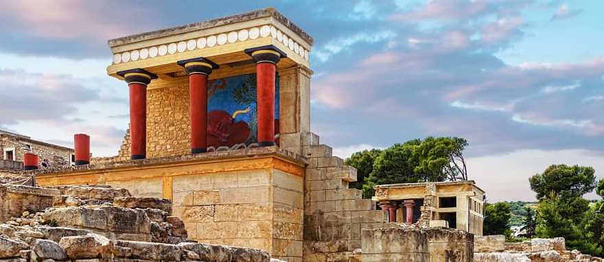 Ruins of the Minoan Palace of Knossos, Crete
