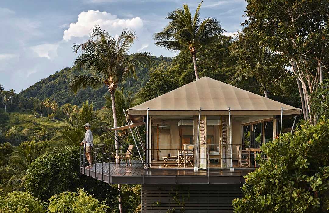 Luxury resort in Koh Samui Island in Thailand.