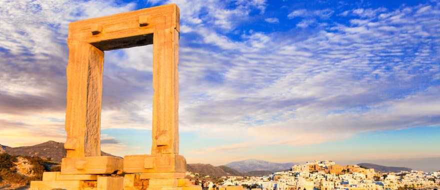 Potara Gates overlooks Naxos.