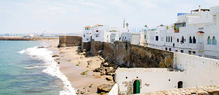 White berber houses in Asilah, Morocco White berber houses in Asilah, Morocco
