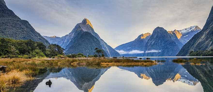 Mitre Peak at Milford Sound, New Zealand