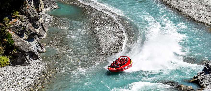 Resort Town and Famous Visitor Center Queenstown, New Zealand