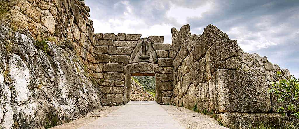 Lion Gate, Mycenae, Greece. Lion Gate, Mycenae, Greece.