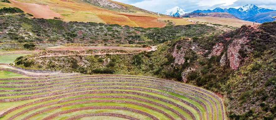 Ruins at Moray in the Sacred Valley near Cusco, Peru Ruins at Moray in the Sacred Valley near Cusco, Peru