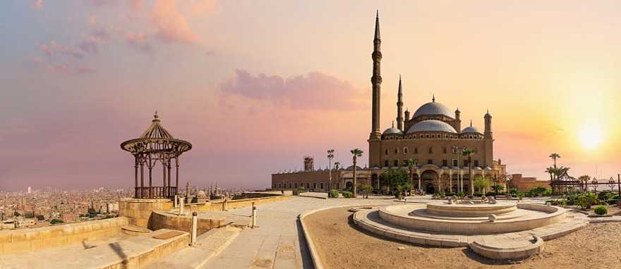 The Great Mosque of Muhammad Ali Pasha at the Citadel of Saladin in Cairo, Egypt The Great Mosque of Muhammad Ali Pasha at the Citadel of Saladin in Cairo, Egypt