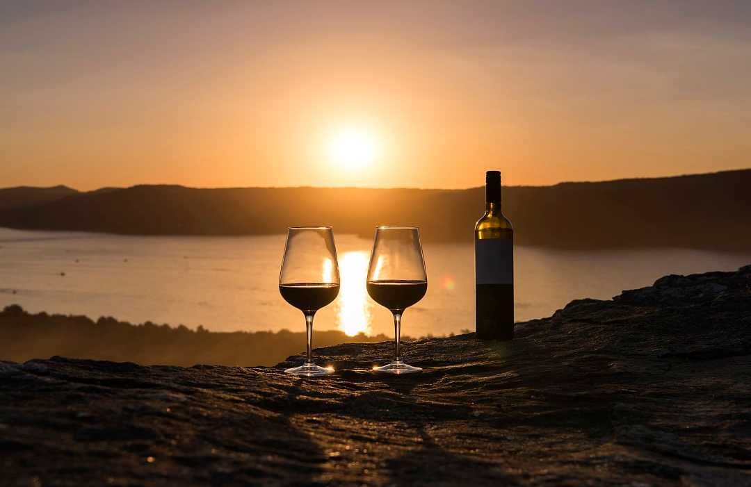 A sunset in Australia.
