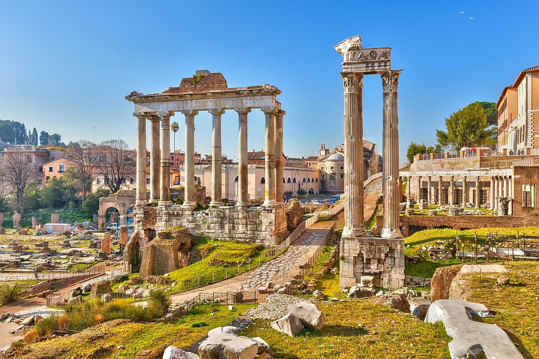 The Roman Forum in Rome, Italy