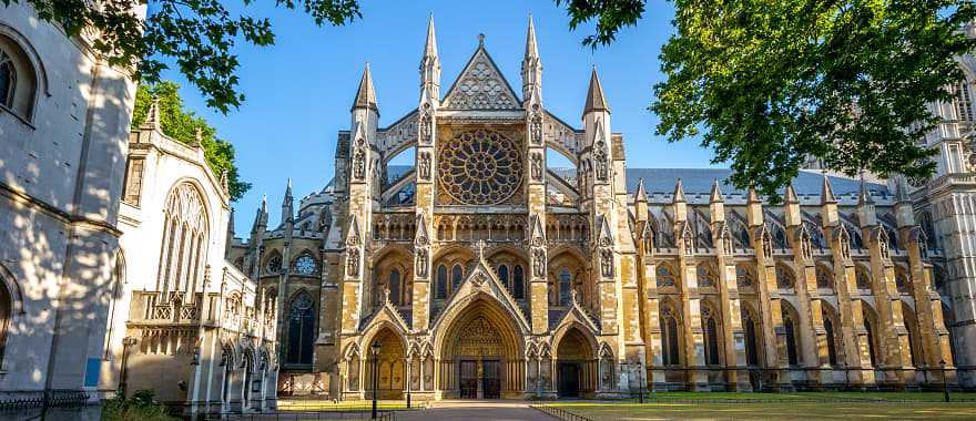 Westminster Abbey in London, England