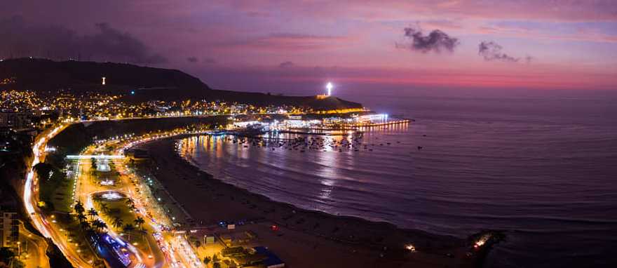 Ruins of the great Inca city of Machu Picchu in Peru