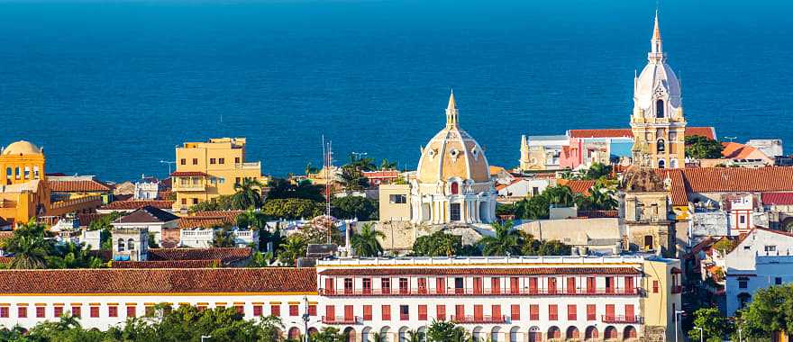 Historic center in Cartagena, Colombia