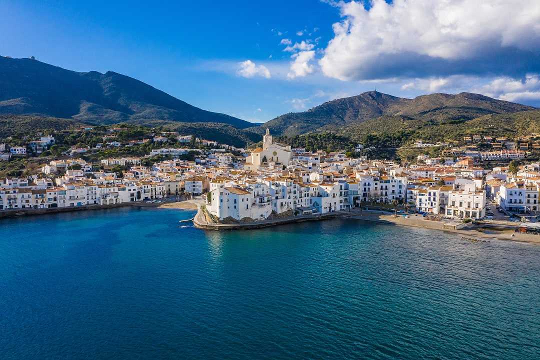 Beach town of Cadaqués in Catalonia, Spain