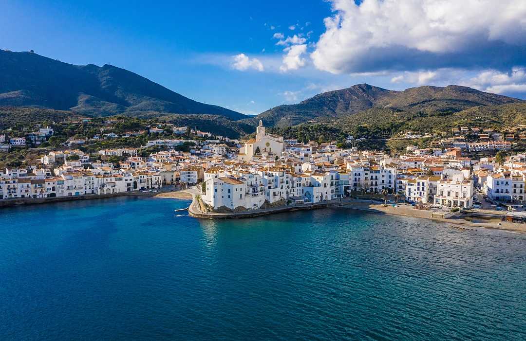 Beach town of Cadaqués in Catalonia, Spain