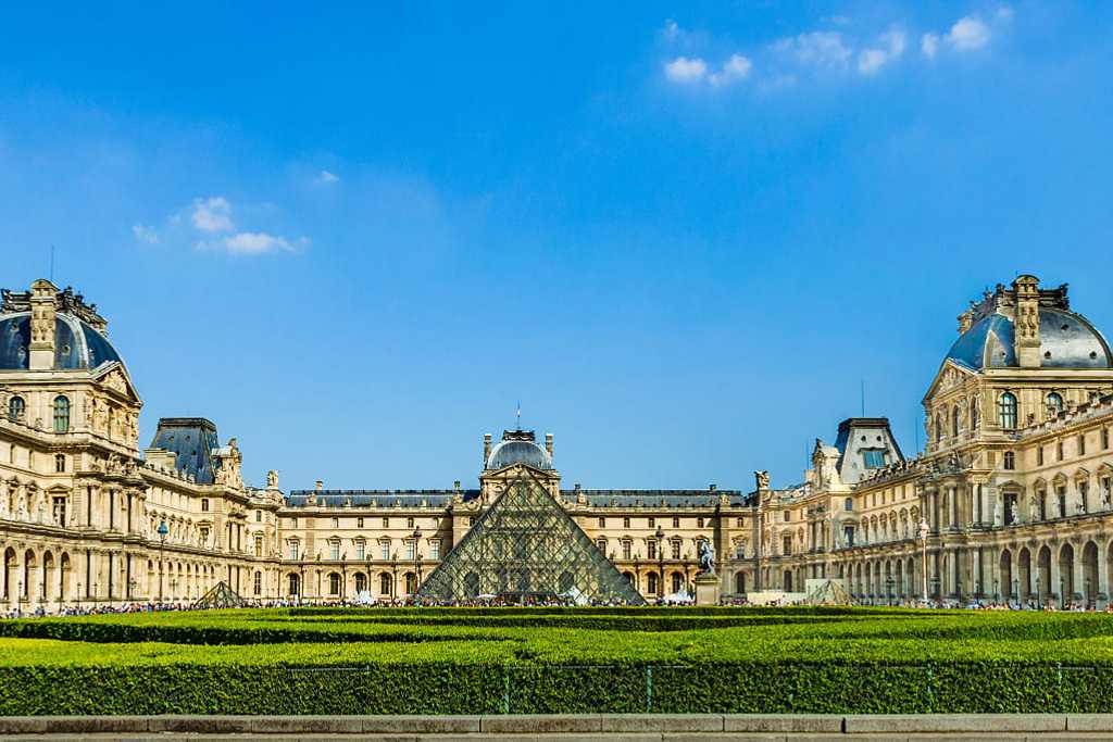 The Louvre in Paris, France