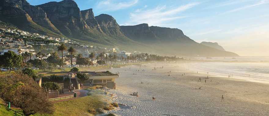 Camps bay beach in Cape Town, South Africa