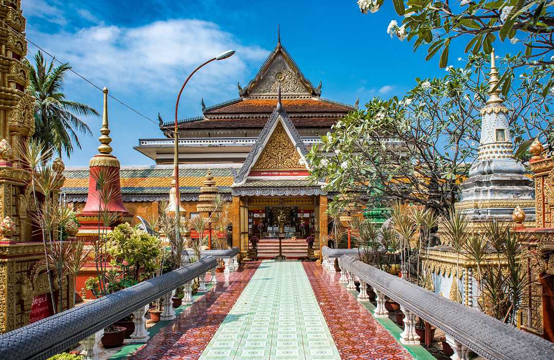 Wat Preah Prom Rath Temple in Cambodia
