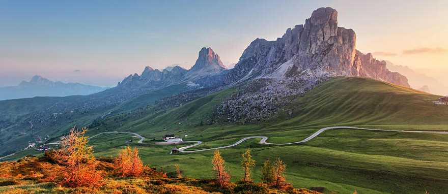 Majestic view of the Italian Dolomites
