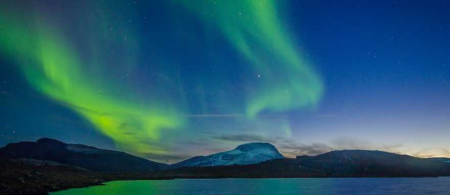 Northern lights in Sweden