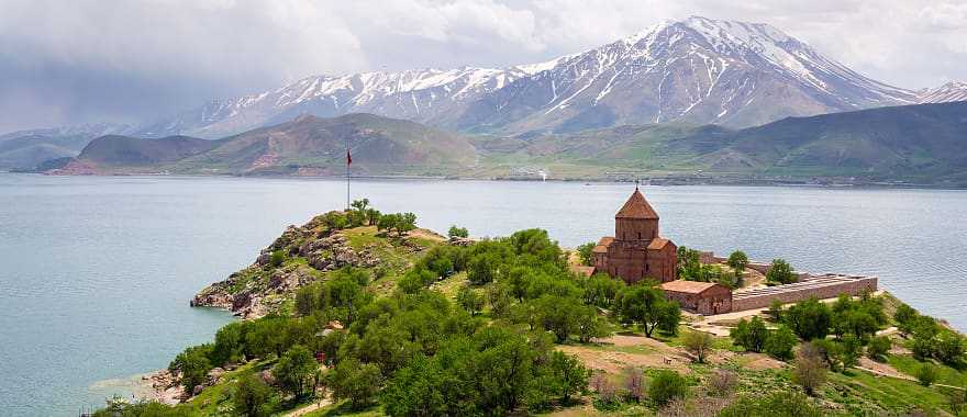 Church of the Holy Cross in Akdamar Island in Van Lake