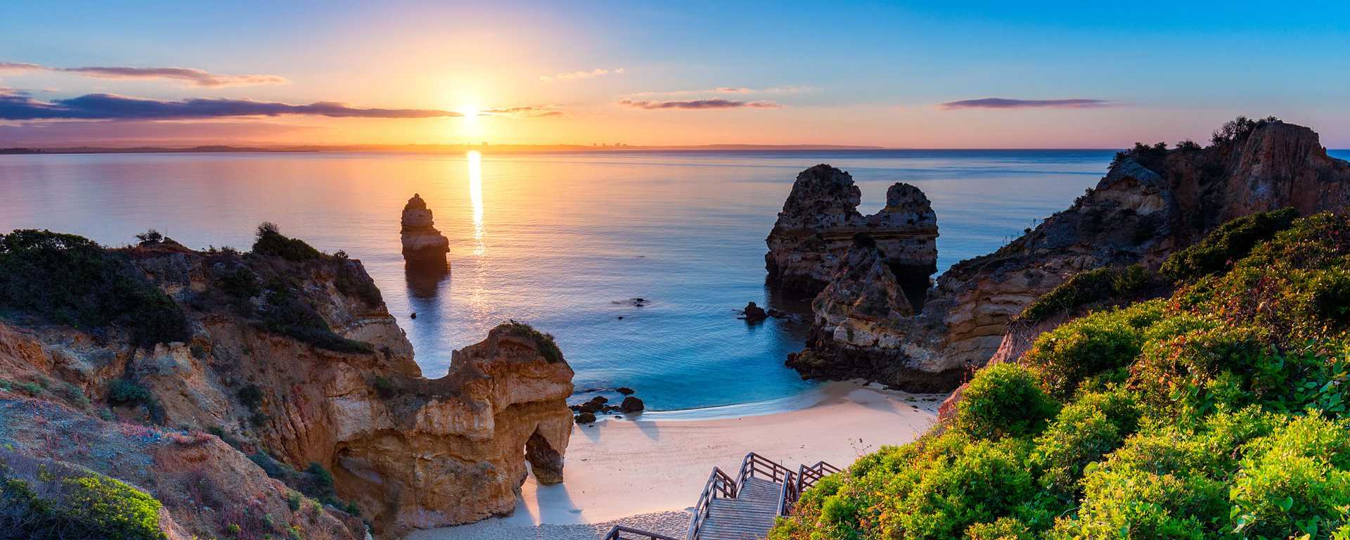 Camilo Beach in Algarve, Portugal