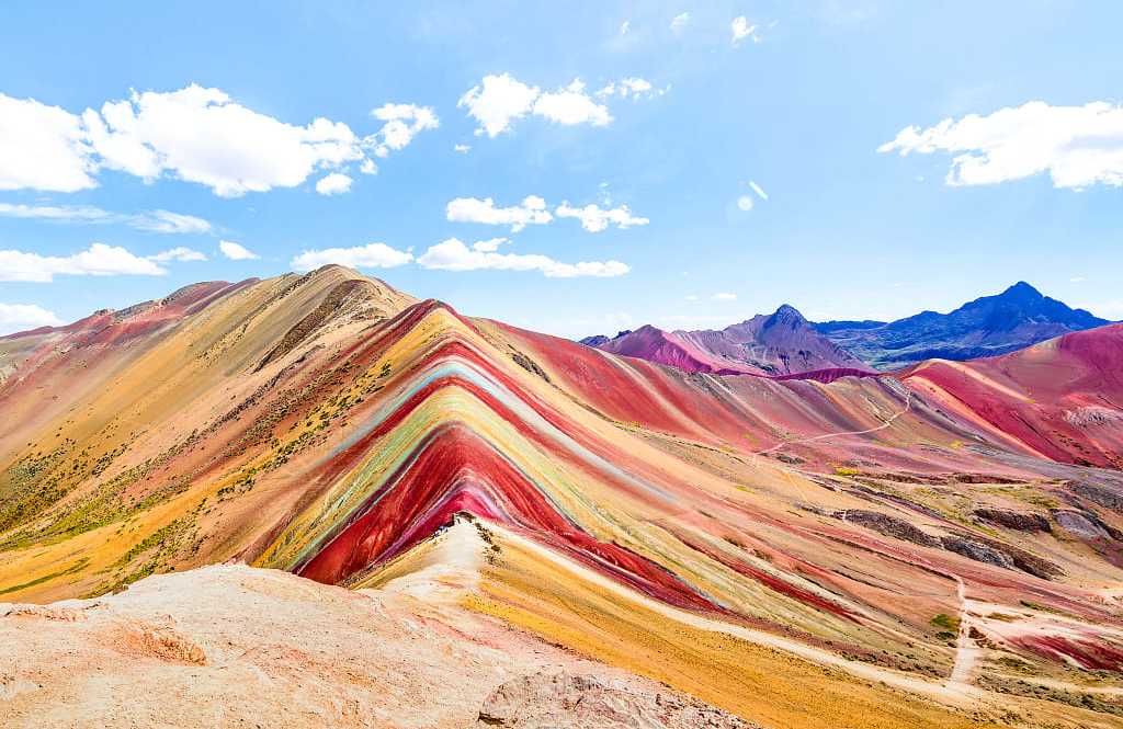 Vinicunca rainbow mountain, Cusco, peru
