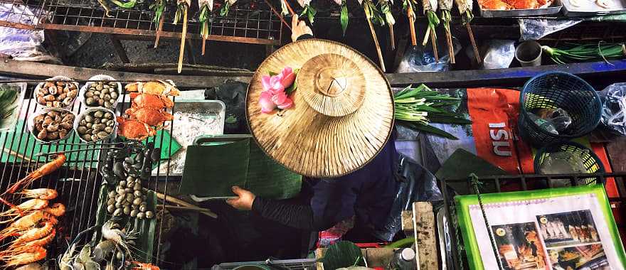 Street food in Bangkok, Thailand.