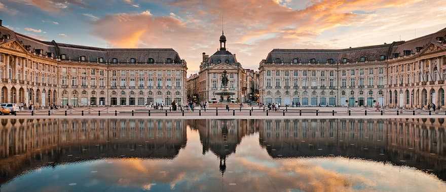 Place de la Bourse in Bordeaux, France