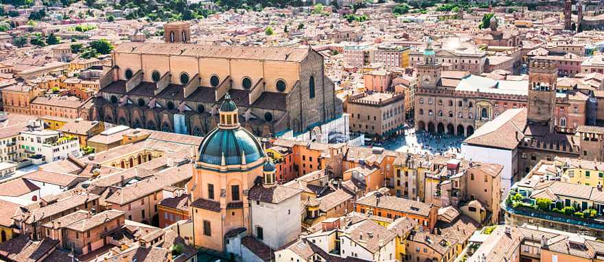 Walk through the historic city of Bologna to see one of the oldest universities in Europe
