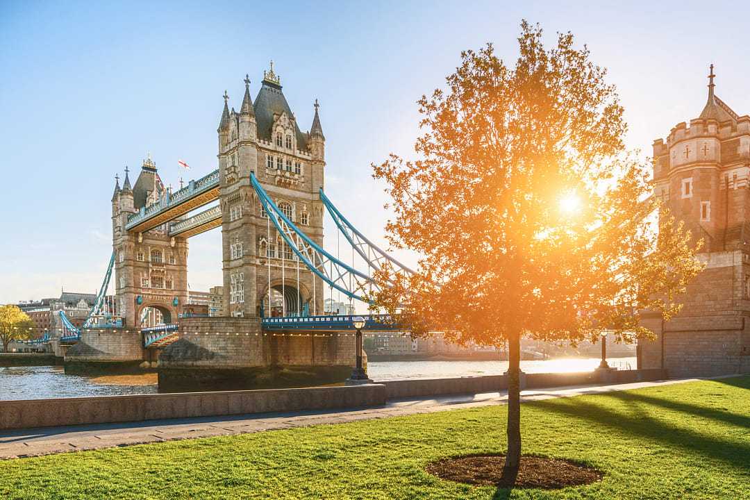 Tower Bridge in London, England