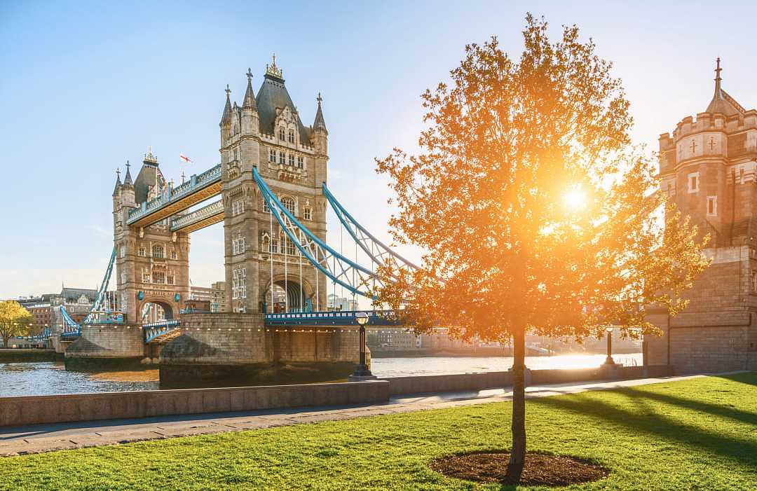 Tower Bridge in London, England