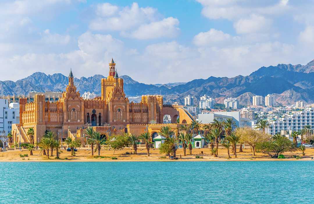 Cityscape of Eilat in Israel