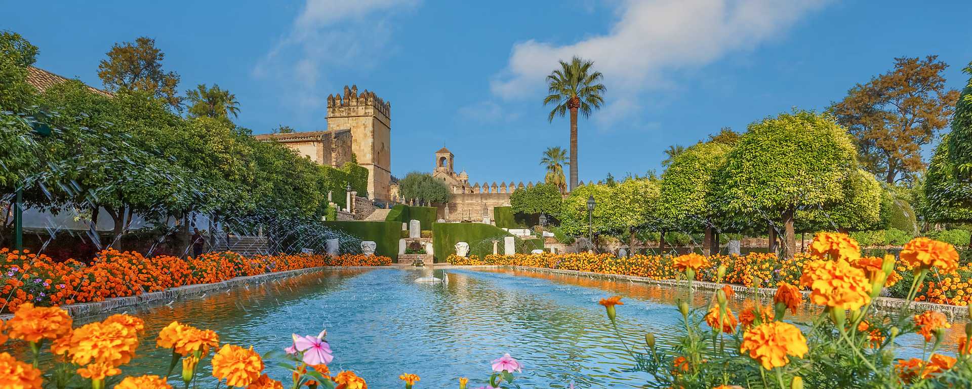 Alcazar of Cordoba in Cordoba, Spain