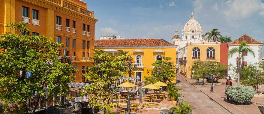 Santa Teresa Square in Cartagena, Colombia