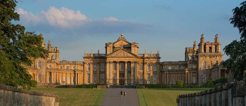 Blenheim Palace in Oxfordshire, England