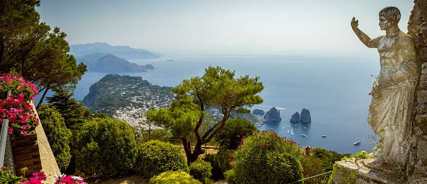 Cardens of Augustus in Capri, Italy.