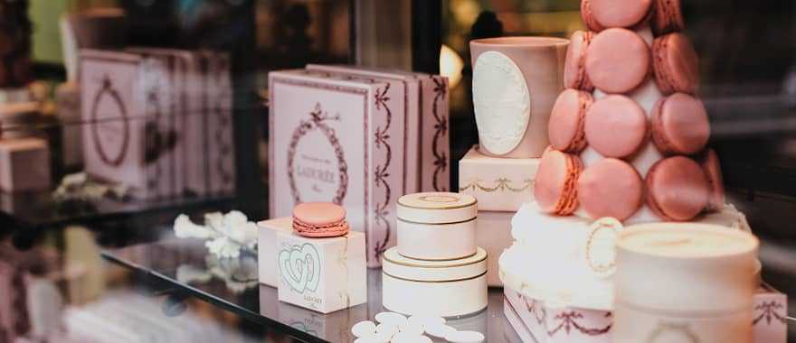 Pastry shop in Paris, France.