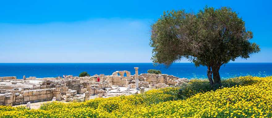 Achilles' House Kourio Basilica at The Sanctuary of Apollo at the Kourion World Heritage Archaeological site Achilles' House Kourio Basilica at The Sanctuary of Apollo at the Kourion World Heritage Archaeological site
