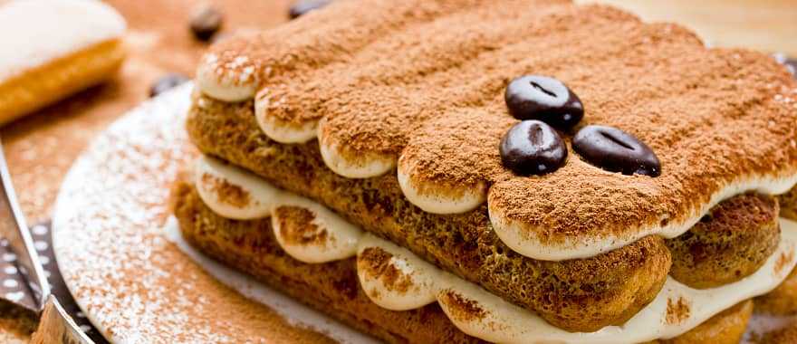 Traditional Tiramisu cake