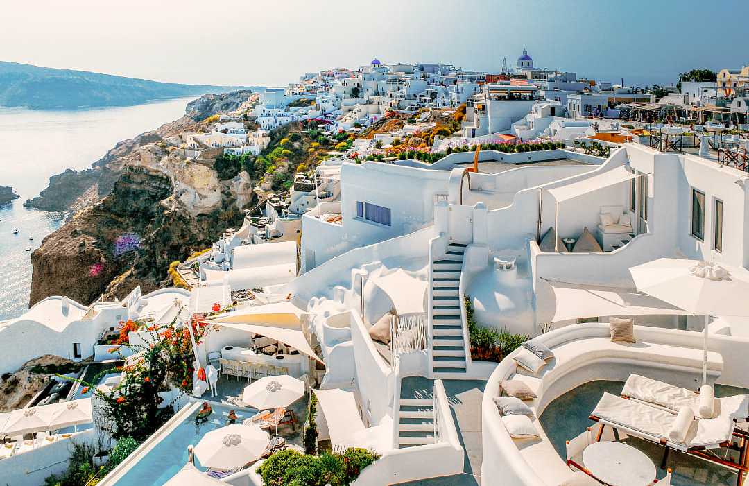 Santorini.