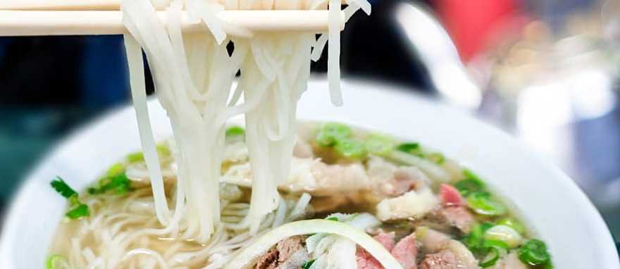 Bowl of traditional Vietnamese pho. Bowl of traditional Vietnamese pho.