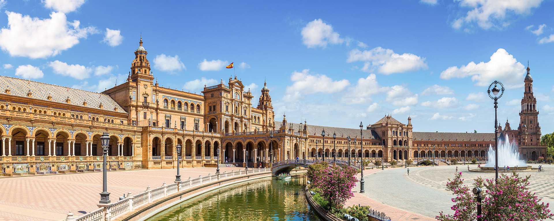 Plaza de España in Seville, Spain