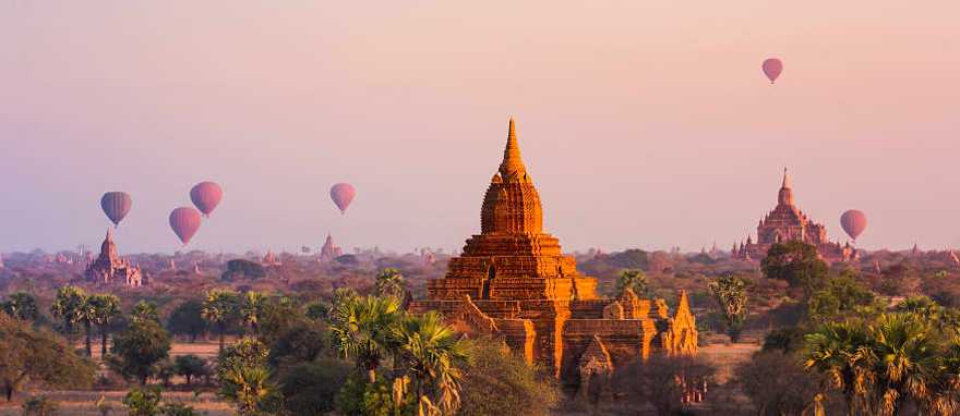 Temples of Bagan in the Mandalay region of Burma, Myanmar