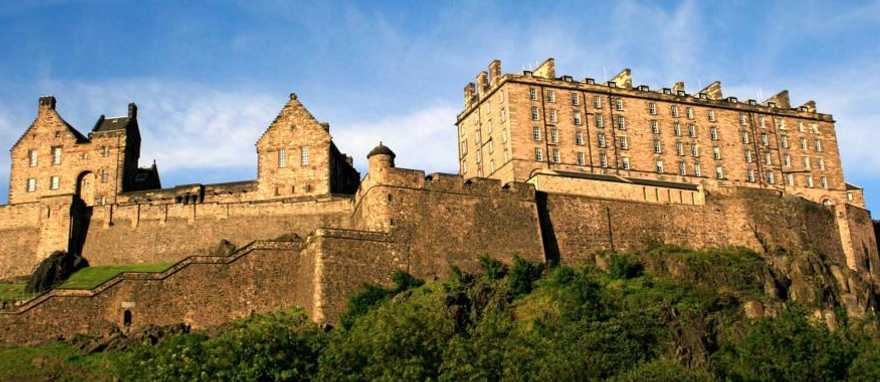 Edinburgh Castle in Scotland