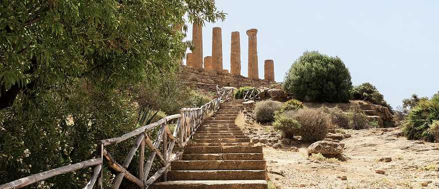 Temple of Juno in Sicily, Italy. Temple of Juno in Sicily, Italy.