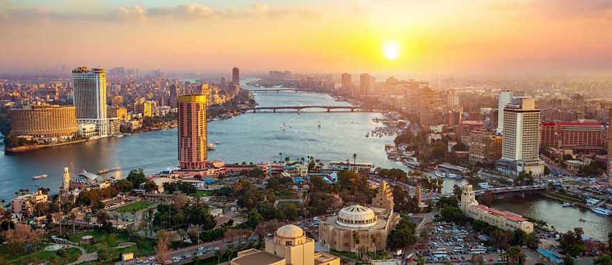 Cityscape of Cairo in Egypt
