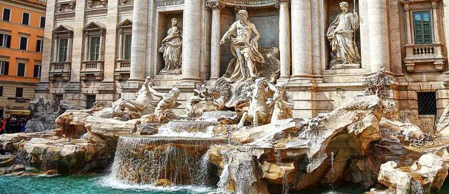 Fontana di Trevi in Rome, Italy
