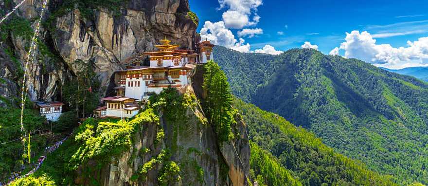 Tiger nest monastery in Taktshang, Bhutan